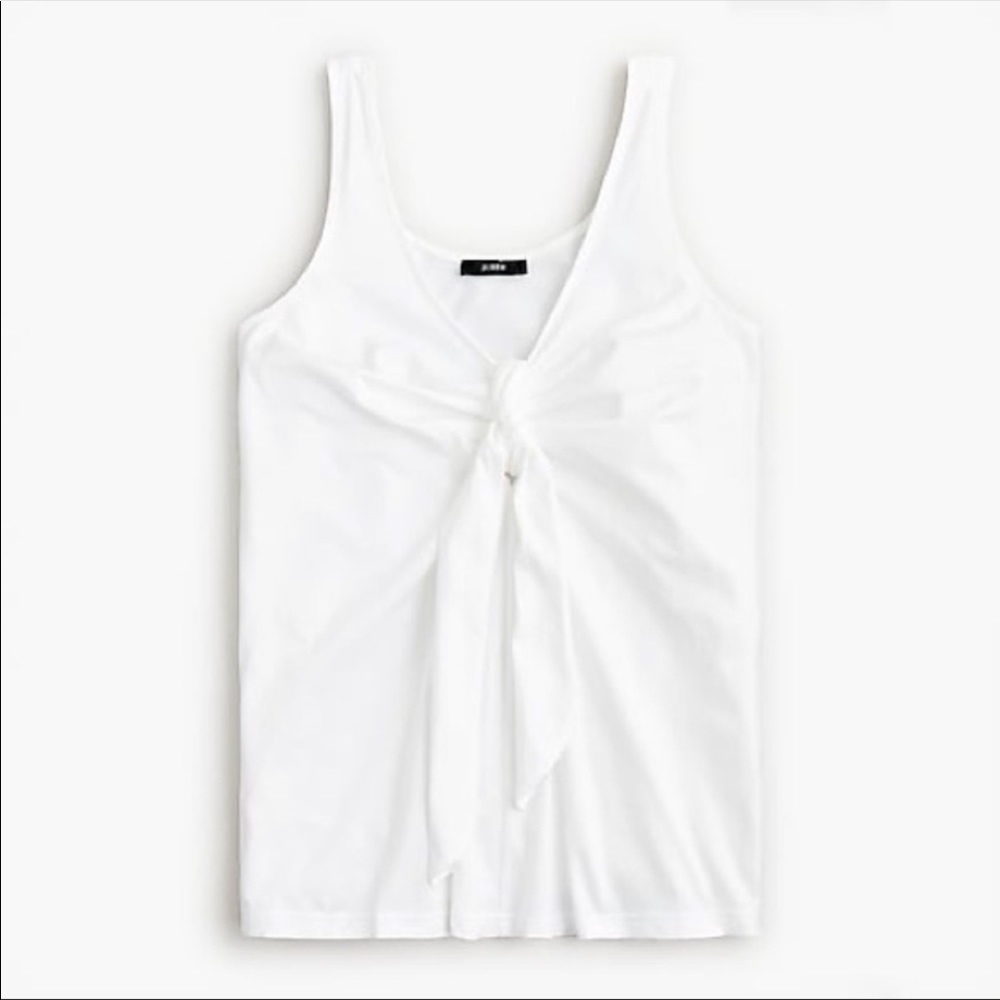 J. Crew tie front tank top EUC